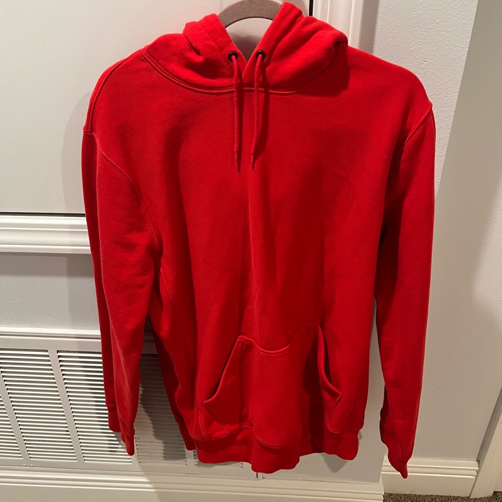 J Crew Red Men’s Hoodie Size Medium Tall